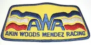 1970s AWR Akins Woods Mendez Racing Team GT Auto Race LG Patch New NOS