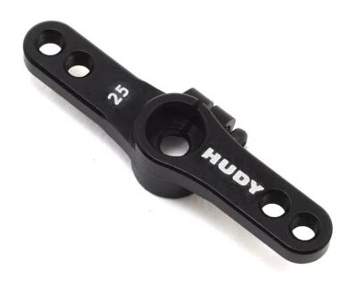 Hudy Aluminum Clamping "Offset" 2 Hole Servo Horn (25T -Futaba/Savox/Protek)