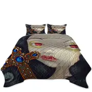 Faces of Faery #128 Scary Vampire Girl with Cross Coverlet