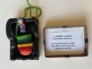 Worry Doll necklace from South America--in Gift Box, NEW