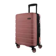 Pierre Cardin 4 Wheel Cabin Hard-Shell Suitcase Travel Luggage 54cm Rose
