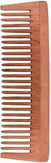 INSIME Neem wooden comb for women hair growth | Kacchi herb treated neem wood comb for men women | Wide tooth Hair comb for Men & Women (Pack of 2)