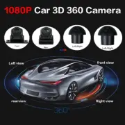 3D Panoramic Dash Camera 360°C HD Bird Eye Surround View Parking Monitor Recoder