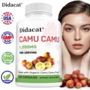 Camu Camu 1000mg Natural Fruit Superfood High Vitamin C Immune Booster