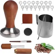 23 PCS Espresso Tamper Set,Coffee Accessories Kit Barista Kit,with 51mm...