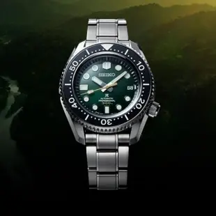 【SEIKO 精工】創業140周年紀念款 陶瓷圈 潛水機械腕錶 SK044 母親節 禮物(SLA047J1/8L35-01E0G)