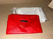 Mary Kay® 2010 Metro Chic Red Clutch Bag Soft Patent Leather Perfect condition