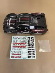 Traxxas Slash 4x4 1/16 Black Body With Decals & Clips