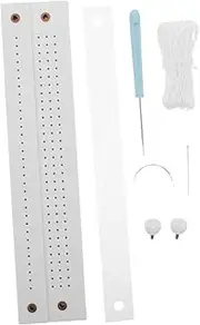 HOMSFOU Handmade DIY Journal Binding Kit Complete Bookmaking Tools Set with Book Clamps Awl Wax Thread Ruler for Travel Diaries Planners and Scrapbooks