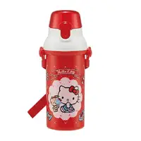 在飛比找樂天市場購物網優惠-小禮堂 Hello Kitty 日製 直飲式水壺 附背帶 抗