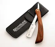 Pure Wood Shaving Razor / Cut Throat Razors / Shavette Razor (Coolcut) + Free Blades & Pouch (Wood-r5)