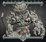 Hell Golem | The Jailer | Miniature for Tabletop games like D&D and War Gaming