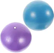 KICHOUSE 2pcs Gym Ball Yoga Ball Exercise Balls Pilates Ball for Indoor Exercise Tools Balance Training Pregnancy Ball Indoor Exercise Ball for Fitness Exercise Ball for Pilates PVC