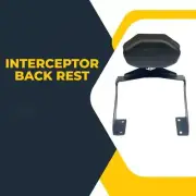 "BACKREST WITH MOUNT, BLACK" FIT FOR ROYAL ENFIELD INTERCEPTOR 650
