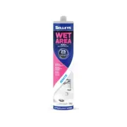 Selleys Wet Area Silicone Sealant 300g > White & Clear > Mould Resistant
