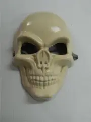 HALLOWEEN HORROR PROP - Modified painted White Skull Mask PVC