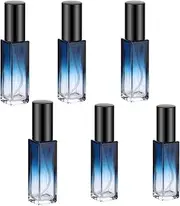 Weenwill Perfume Atomiser, Pack of 6 Mini Perfume Atomisers for Travel, Portable Perfume Atomiser, Refillable, Empty, Atomiser Perfume Spray Bottle, Perfume Sprayer for Travel Men and Women