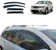 OAD4X4 Weathershields Compatible with Fiat Freemont JF Series 2013-2019, Weather Shields Window Visors Wind Deflectors Sun Rain Guard 4PCS Set