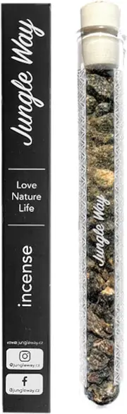 Jungle Way Indian Black Benzoin Opium Sambrani Incense 15 G