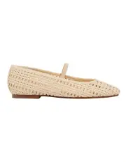 [Nine West] Lurella Flat in Natural
