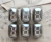 IV-22 x 6 VFD Nixie Tube matched set (Same date and background) NOS (USA Seller)