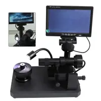 在飛比找蝦皮商城精選優惠-數字化工業用視頻顯微鏡相機，配備7吋液晶屏幕，可觀察鑽石刻字