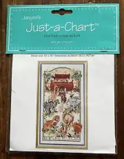 Janlynn's Just-a-Chart Noah's Ark #023-0194 counted cross stitch chart NIP
