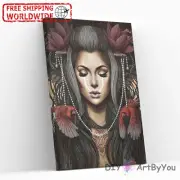 Necklace Paint By Numbers Canvas Art Draw Artist Painting Oil Kit Home Decor