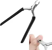 Professional Cuticle Nippers, Sharp Cuticle Remover, Cuticle Nippers Made of Stainless Steel with Non-Slip Handle, for Precise Removal of Excess Cuticles, Cuticle Scissors for Nail and Toenail