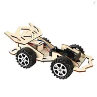 在飛比找蝦皮商城優惠-木製賽車diy套件兒童玩具diy套件電動木製賽車兒童科技發明