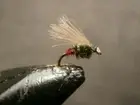 1 DOZEN CDC RED AND BLACK DIPTEROUS FOR FLY FISHING (DIP-1)