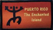Puerto Rico The Enchanted Island Patch W/ Hook & Loop Fastener