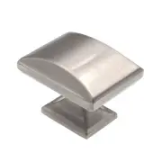 Amerock Candler 1 1/2" Rectangle Cabinet Knob Satin Nickel BP29368G10