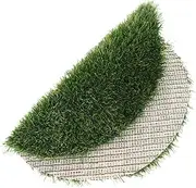 MOBUTOFU Faux Grass Rug for Outdoor Lawn and Table Decoration Weather Resistant Synthetic Turf Mat for DIY Projects Garden Scenery and Birthday Party Centerpieces Random Color