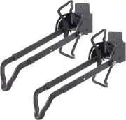 Bike Wall Mount Rack - Vertical Adjustable Foldable Bicycle Parking Rack - for 2