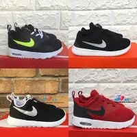 在飛比找Yahoo!奇摩拍賣優惠-【聰哥運動館】NIKE兒童鞋ROSHE RUN黑白小七同款F