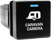 12V 3A ON-OFF Push button Switch CARAVAN CAMERA for Isuzu DMAX D-Max (09/2020~) MUX MU-X (07/2021~) Mazda BT50 BT-50 (10/2020~) 3rd Gen. LIGHT BLUE WHITE