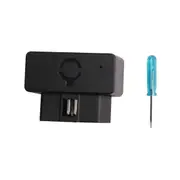 OBD GPS Tracker Car Tracker Realtime Tracking Voice Monitor Mini GPS Locator Shock & Plug-Out Alarm APP Black
