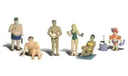 Woodland Scenics ~ HO Scale People ~ Sun Bathers ~ A1853