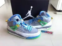 在飛比找Yahoo!奇摩拍賣優惠-Nike Air Jordan Spizike 灰綠藍 史派