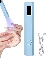 Handheld UV Light for Gel Nails,Handheld Lamp Gel Polish UV Light | LED Display, Rechargeable Dryer with 2 Timers for Fast Nail Extension, Rhinestone Glue Decoration