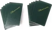 DIY Indispensables US Military Memo Book (12 Pack) Side Bound 3-3/8 x 5-5/8 Inch with Durable Sewn Binding College Ruled 72 Sheet 144 Page Notebook NSN 7530-00-222-0078 Made in USA
