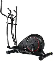 Everfit Exercise Bike, Elliptical Cross Trainer Stationary Cardio Training Bicycle Indoor Cycling Gym Equipment Home Workout Lifespan Fitness, 120kg Capacity Adjustable 8 Level Resistance Black