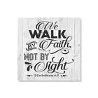 Walk by Faith, not by Sight Rustic Looking Scripture Wood Sign B3-12120062033