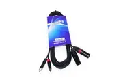 BravoPro PD010-05 5M Dual Cable 2 x 3-pin XLR Male to 2 x RCA Male