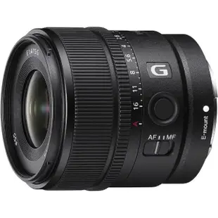 【SONY 索尼】E 15 mm F1.4 G SEL15F14G(公司貨 廣角大光圈定焦鏡頭 人像鏡 APS-C 無反微單眼鏡頭)