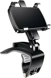 Car Phone Stand - Car Dashboard Phone Holder | Automobile Cradle for Dashboard | Phone Holder | Air Vent Phone Mount Cradle | Adjustable Sun Visor Navigation Bracket for Truck Sedan Autom