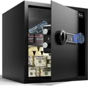Biometric Safe Lock Box - 1.20 Cubic Feet Fingerprint Safe for,withSilent Mod...