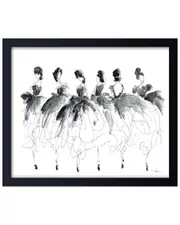 Ready2HangArt Cancan No 3 Framed Print Wall Art