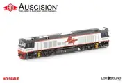 Auscision (SDA1-10s) CSR014 SCT Logistics - Red/Silver/Black - HO Scale DCC